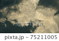 夏空の真っ白な入道雲が激しく変化する様子をタイムラプスで撮影5 75211005