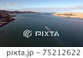 Scenic aerial view of Hokianga Harbour, New Zealand 75212622