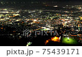 ドローン撮影：北九州市の皿倉山夜景（タイムラプス） 75439171