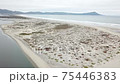 Aerial view of Ensenada estuary (estero) 75446383