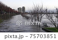 Flood on Rhine river, Cologne, Germany Flood on Rhine river, Cologne, Germany 75703851