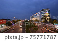 Video timelapse full HD: describes the bustle of vehicles moving on the street. 75771787
