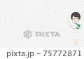 説明する日本人女性・医療・アルファチャンネル 75772871