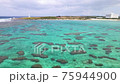 ドローン　空撮　沖縄　残波岬　 75944900
