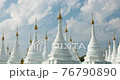 Timelapse of Sandamuni Pagoda, Mandalay, Myanmar. 76790890