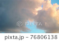 4K Time lapse, beautiful sky with clouds background, Sky with clouds weather nature cloud blue and orange, Blue sky with clouds and sun, Clouds At Sunset. 76806138