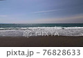 高知　桂浜の風景　押し寄せる波 76828633