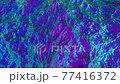 3d rendering Abstract colorful fluid design 77416372
