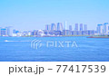 [4K recording, no audio] Tokyo cityscape Harumi-Toyosu bay area landscape [fix / 30sec] 77417539