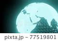 旋轉地球CG背景線 77519801