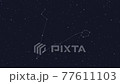 pisces zodiac constellation in space 77611103