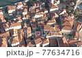 Ancient Balkan town bird's-eye view 77634716