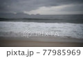 Ocean surf on the beach of Copacabana. Rio de Janeiro, February 2020 77985969