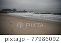 Ocean surf on the beach of Copacabana. Rio de Janeiro, February 2020 77986092