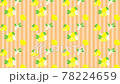 檸檬圖案循環背景動畫橙色 78224659