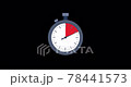 Stopwatch video animation. 78441573