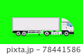 Flat design animation of a moving car. 78441586