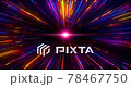 Warp high-speed movement CG animation 78467750