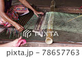 Papyrus mats making in traditional Thai style 78657763