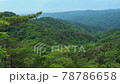 山頂の岩から見た山梨県 78786658