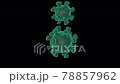 Coronavirus 2019-nCov novel coronavirus concept, pandemic. Microscope virus close up. 3d rendering 78857962