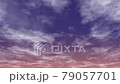 夕方から夜に移り変わっていく空 79057701