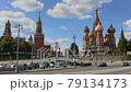 Moscow Red Square, zoom in time lapse view of Kremlin and St. Basil's Cathedral in Moscow, Russia 79134173