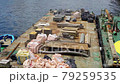 A work boat at berth. Japanese landscape. 79259535