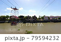 Cable car crossing the Choa Phraya river to Wat Niwet Thammaprawat Temple 79594232