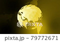 Golden digital network image background animation 79772671