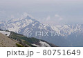 Time lapse around Mt. Yarigatake in the Northern Alps where snow remains 80751649