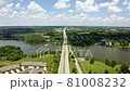 Aerial view of Jacobson Park Lake and Richmond Road in Lexington, Kentucky 81008232