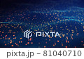 Big data binary code futuristic information technology. 81040710