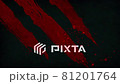 紅色爪痕 81201764