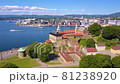 Akershus Fortress aerial view, Oslo 81238920