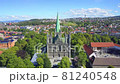 Nidaros Cathedral aerial view, Trondheim 81240548