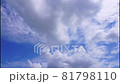 タイムラプスの青空 81798110
