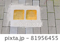 Holocaust Remembrance, Gold Bars in Memory of People Tortured in Concentration Camps from 1939 to 1945.Gold Bricks Built Into The Pavement, They Are Located all over Europe...  81956455