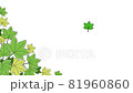 Summer fresh green leaves flutter 81960860
