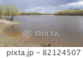 River Desna in Kiev region Ukraine. 82124507