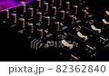 Hand adjusting portable cassette tape studio mixer knobs 82362840
