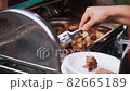 Catering in the outdoor summer park 82665189