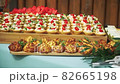 Catering in the outdoor summer park 82665198