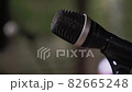 Microphone close-up with blurred background 82665248