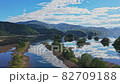 Morning of Akimoto lake 82709188