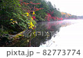 白駒池の紅葉 82773774