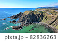 Hokkaido Cape Erimo Drone 4K aerial view (2) 82836263