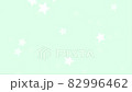 【ループ可能】回転しながら上昇するスター背景素材_ホワイト×グリーン 82996462
