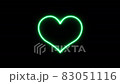 Very simple neon heart 83051116