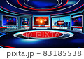3D rendering background is perfect for any type of news or information presentation. The background features a stylish and clean layout  83185538